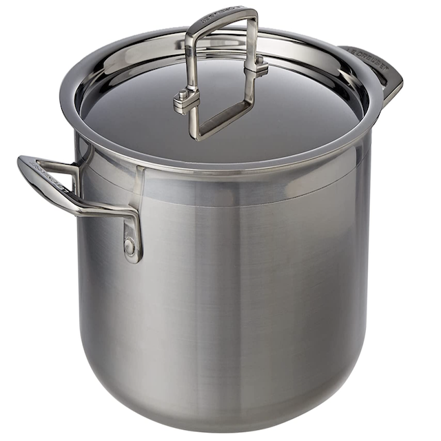 Le Creuset Tri-Ply Stainless Steel 6-1/4-Quart Covered Casserole/Stockpot