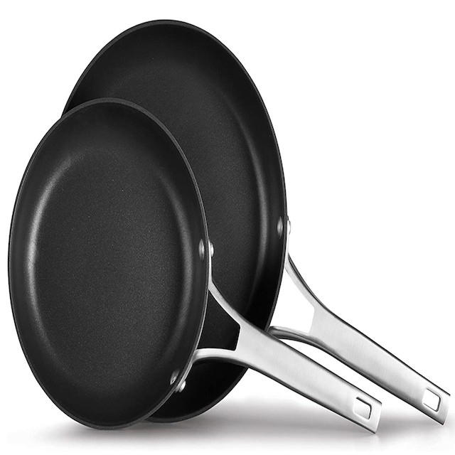 Calphalon Premier Hard-Anodized Nonstick 10-Inch and 12-Inch Fry Pan Combo