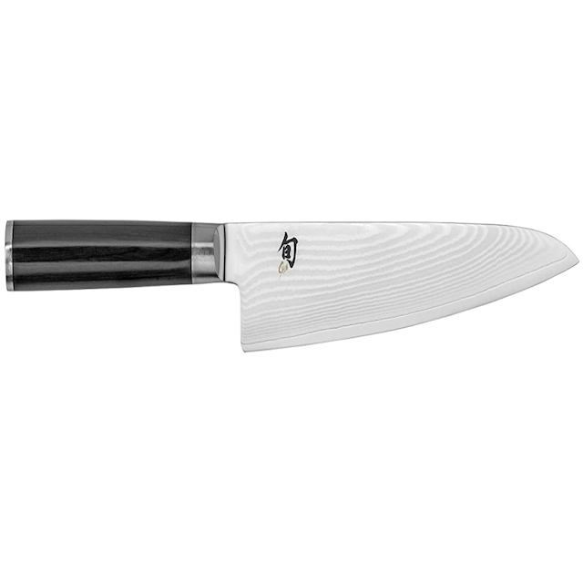 Shun Cutlery Classic Asian Cook's Knife 7”, Gyuto-Style Chef's Knife, Ideal For All-Around Food Preparation, Authentic, Handcrafted Japanese Knife, Professional Chef Knife