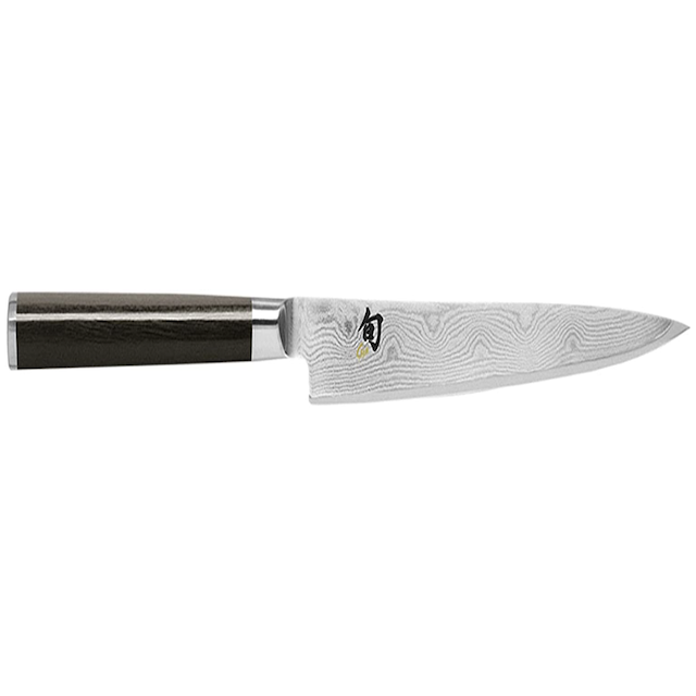 Shun Cutlery Classic Utility Knife 6", Narrow, Straight-Bladed Kitchen Knife Perfect for Precise Cuts, Ideal for Preparing Sandwiches or Trimming Small Vegetables, Handcrafted Japanese Knife