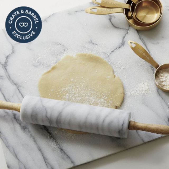 French Kitchen Marble Rolling Pin with Stand