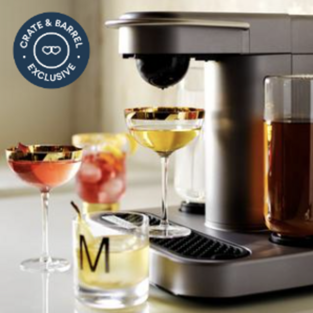 Bartesian Professional Cocktail Machine, 5 Premium Glass Bottles, 55306