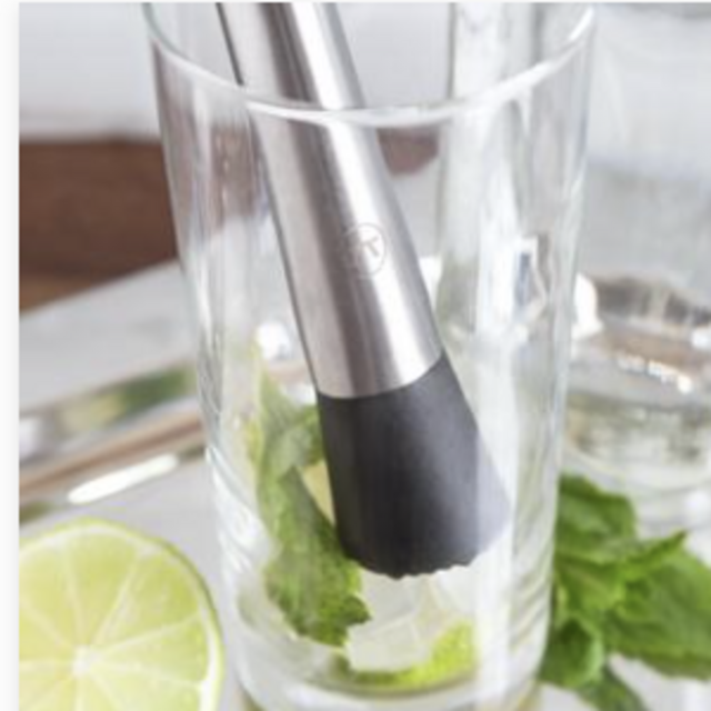 Outset Stainless Steel Cocktail Muddler