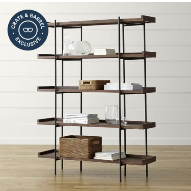 Crate and Barrel Beckett 5-High Shelf