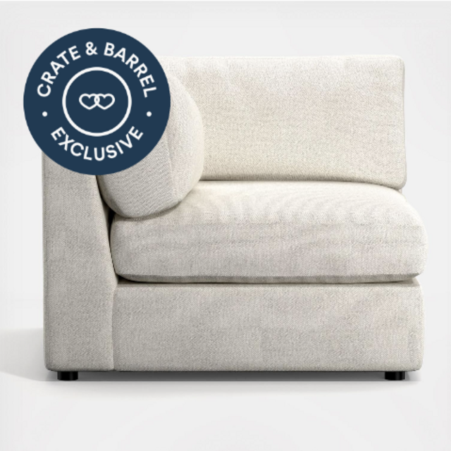 Crate and Barrel Aris Corner Chair