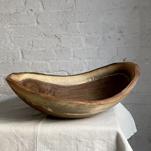 Walnut Oval Bowl