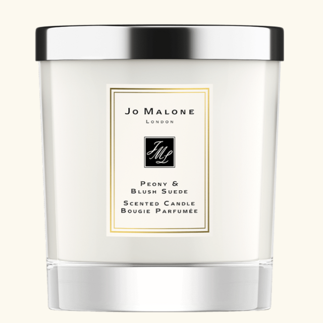 Peony & Blush Suede Home Candle
