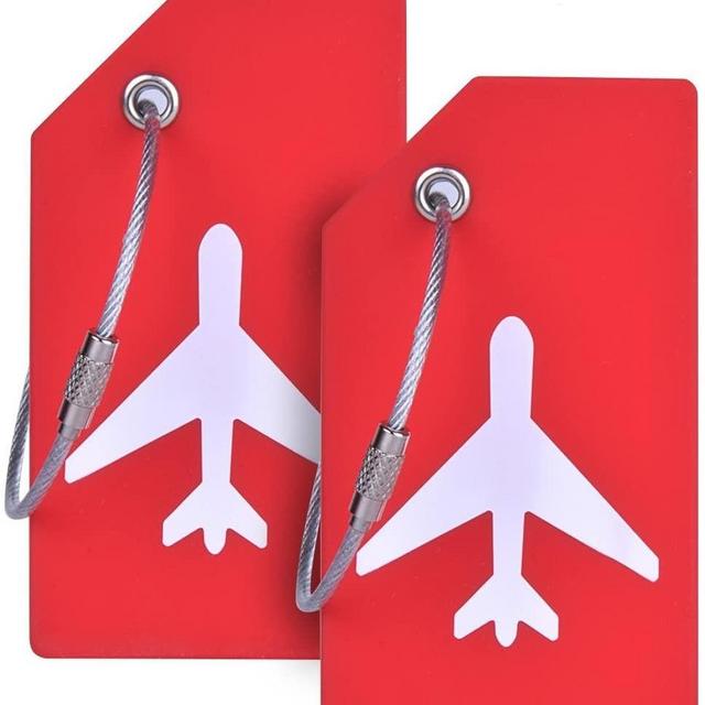 2Pack Silicone Luggage Tag