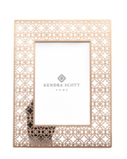 Filigree Photo Frame in Rose Gold