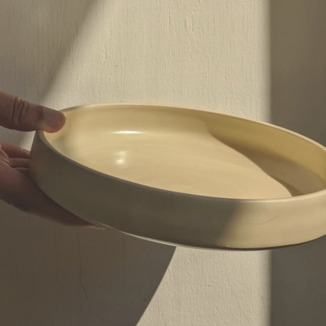 Emily Wicks Salad Plate / Available in Sand