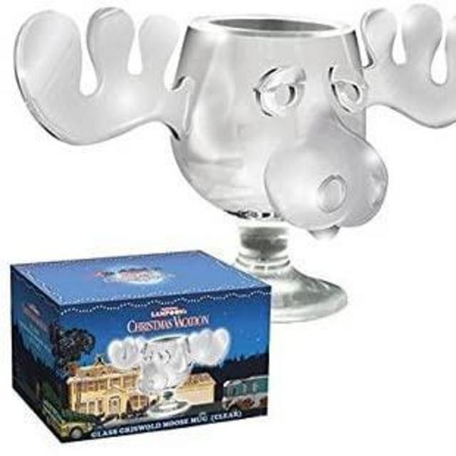 National Lampoon's Christmas Vacation Glass 8oz Moose Mug