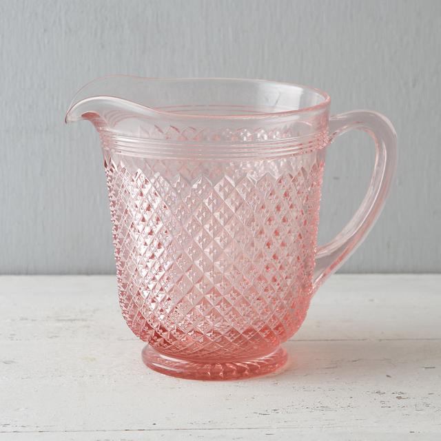 Rose Glass Pitcher