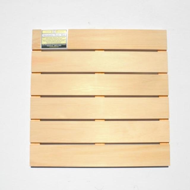 Hinoki Wood Bath Mat