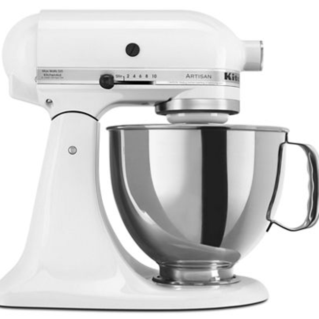 Artisan® Series 5 Quart Tilt-Head Stand Mixer in White