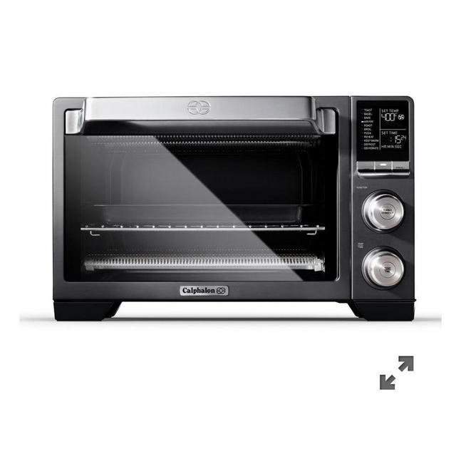 Calphalon Quartz Heat Countertop Toaster Oven with Air Fry, 0.88 Cu. Ft.