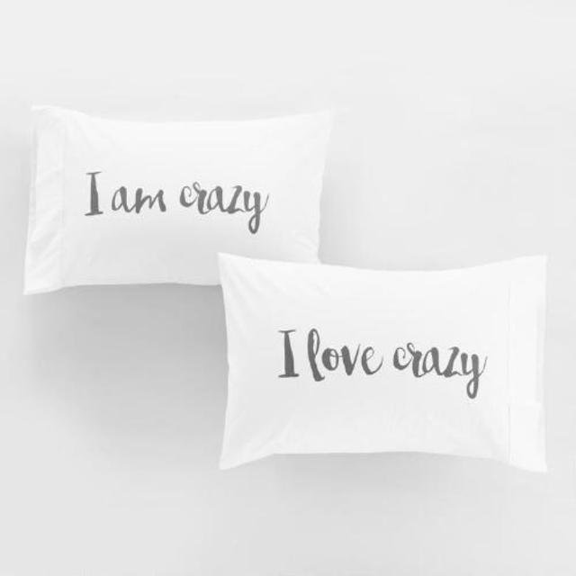 I Am Crazy and I Love Crazy Pillowcases Set of 2