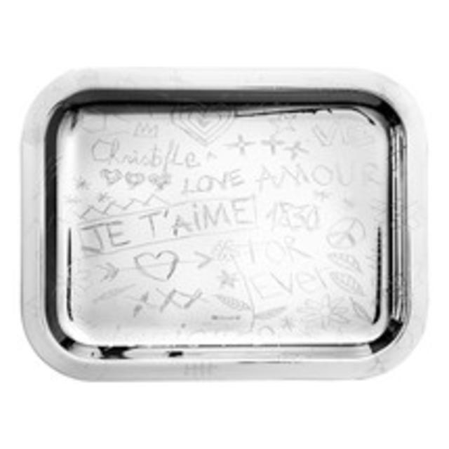 Silver Plated Traygraffiti