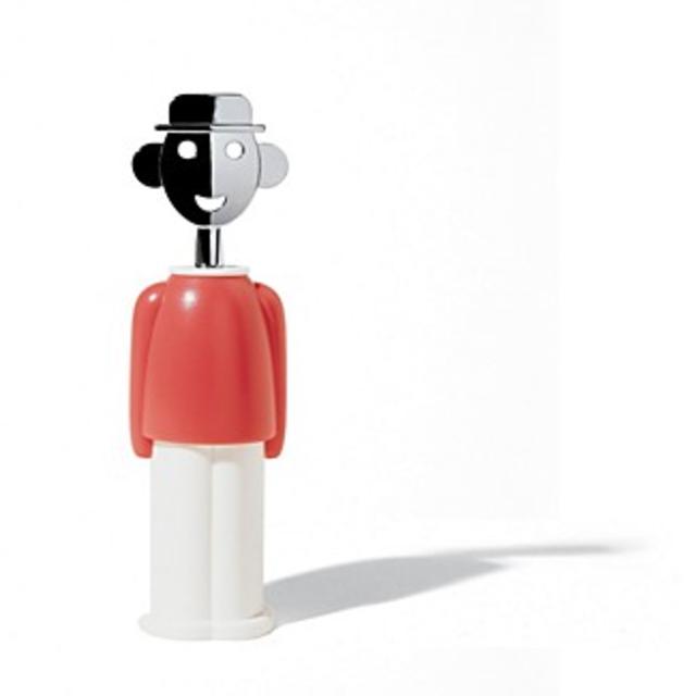 Alessi "Alessandro Medini" Corkscrew, Red