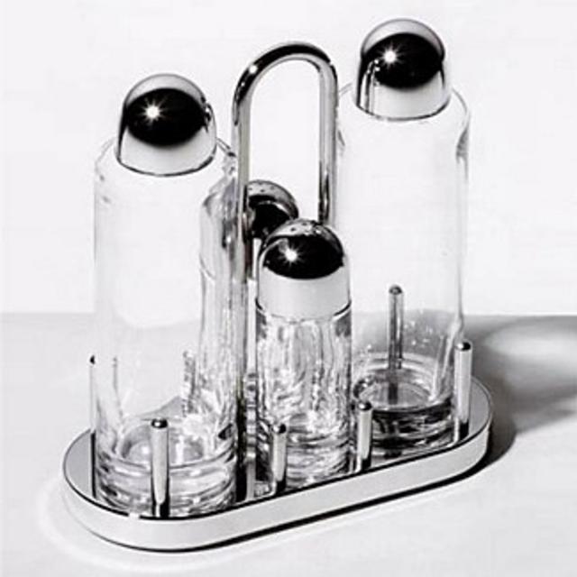 Alessi 4-Piece Condiment Set