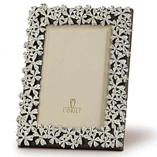 L'Objet"Platinum Garland" Frame, 4" x 6"