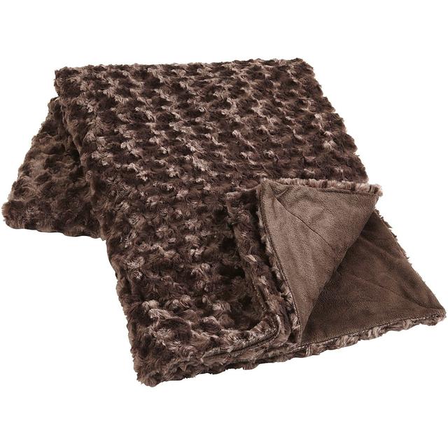 Fuzzy Throw - Chocolate