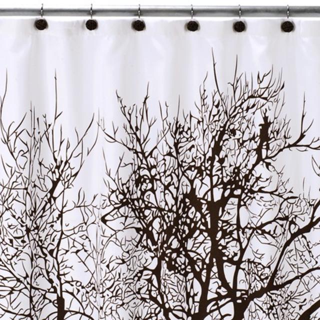 Tree Shower Curtain - Brown