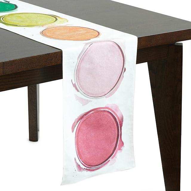 Watercolor Table Runner