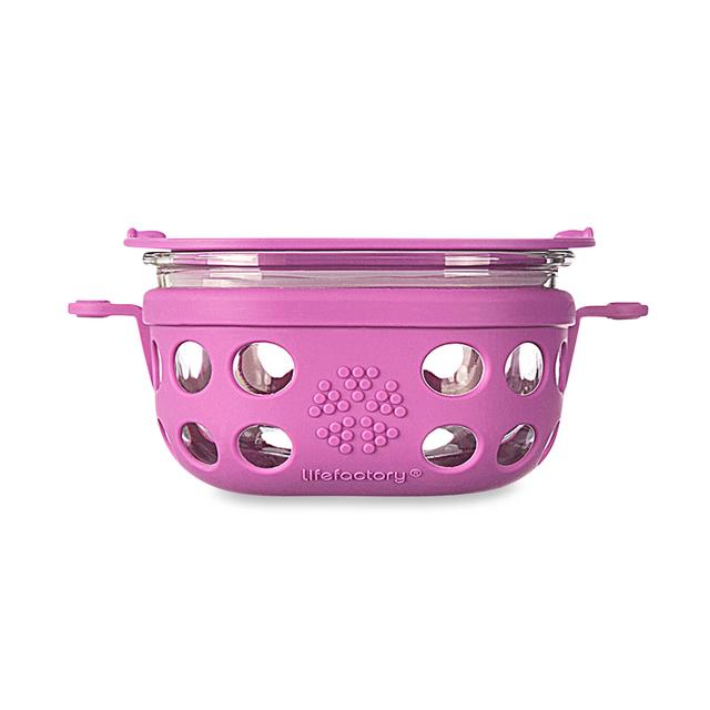 Lifefactory® Glass Food Storage, 1-Cup, PINK