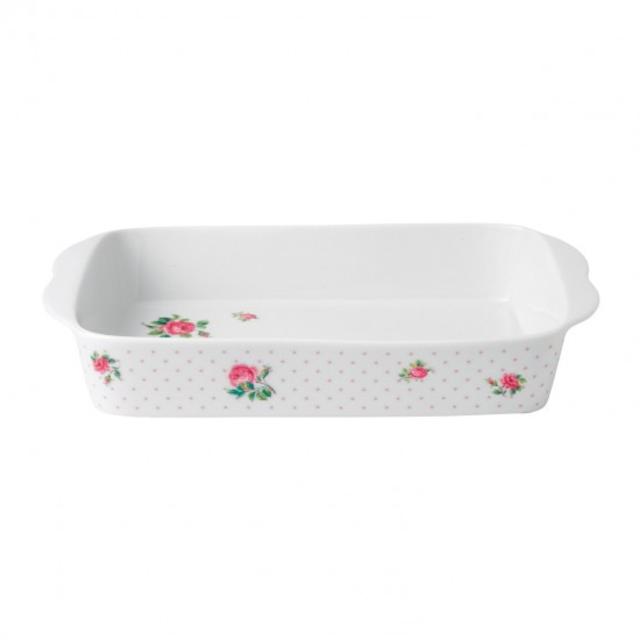 Royal Albert Cheeky Pink Roses Baking Dish