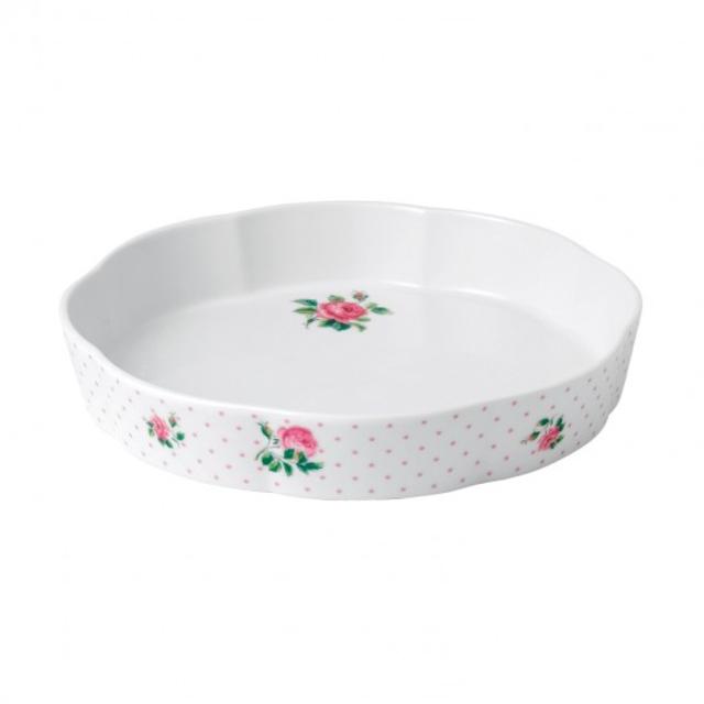 Royal Albert Cheeky Pink Roses Small Tart Dish
