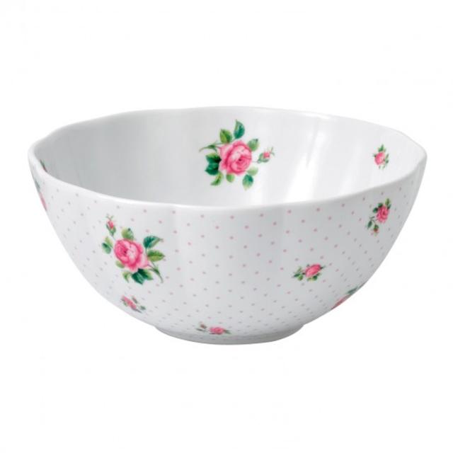 Cheeky Pink Roses Baking Bliss 3qt Mixing Bowl