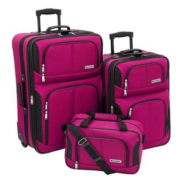 MAGENTA Leisure Trio 3-pc. Luggage Set