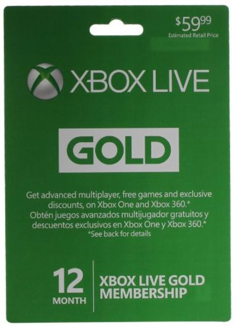 Xbox LIVE — 12 Month Gold Membership