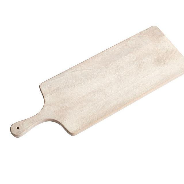 Chateau Handcrafted Acacia Wood Cheese & Charcuterie Boards - White Wash