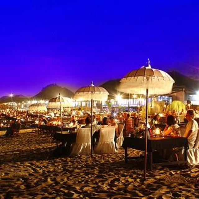 Dinner on Beach at Jimbaran Fish Market