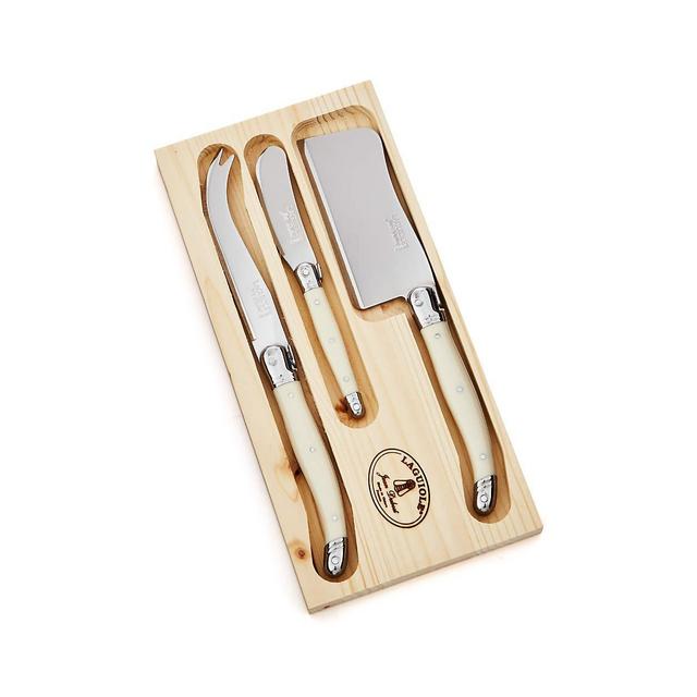 Laguiole ® Ivory 3-Piece Cheese Set