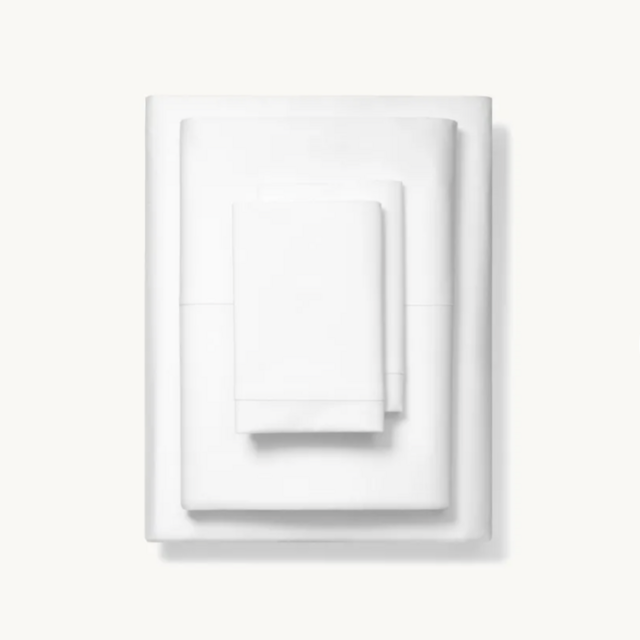 Boll & Branch Percale Hemmed Sheet Set - King