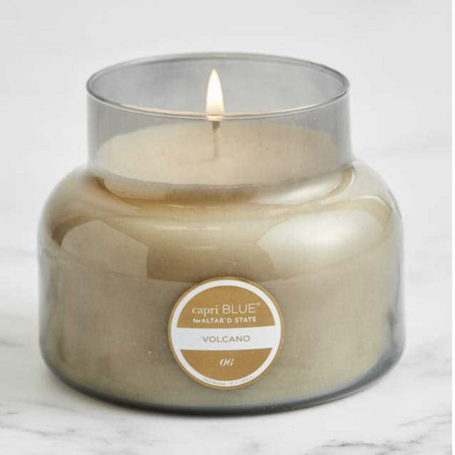 Volcano Grey Jar Candle - 19 oz
