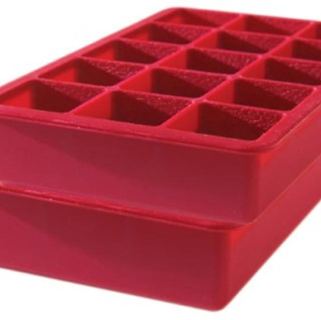 Perfect Cube Ice Trays, red - Set of 2