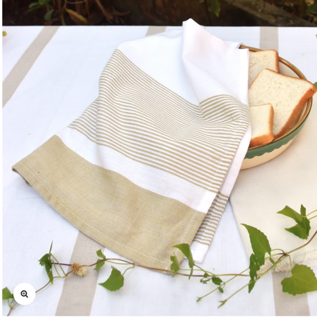 Napa Tea Towel in Biscotti