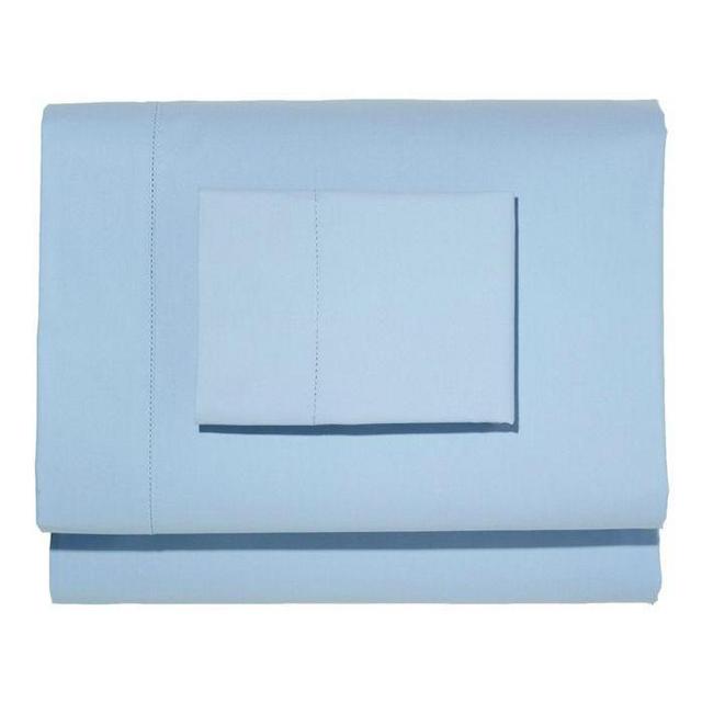 280-Thread-Count Pima Cotton Percale Sheet Set (Queen, Lake)