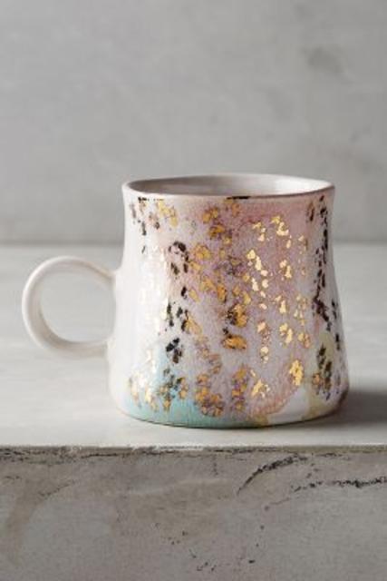 Gold Accent Mug
