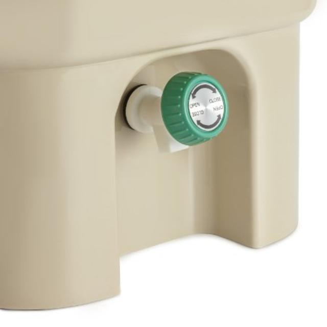 Chef's Star 5 Gallon Air Tight Indoor Bokashi Bucket Kitchen Compost Kit