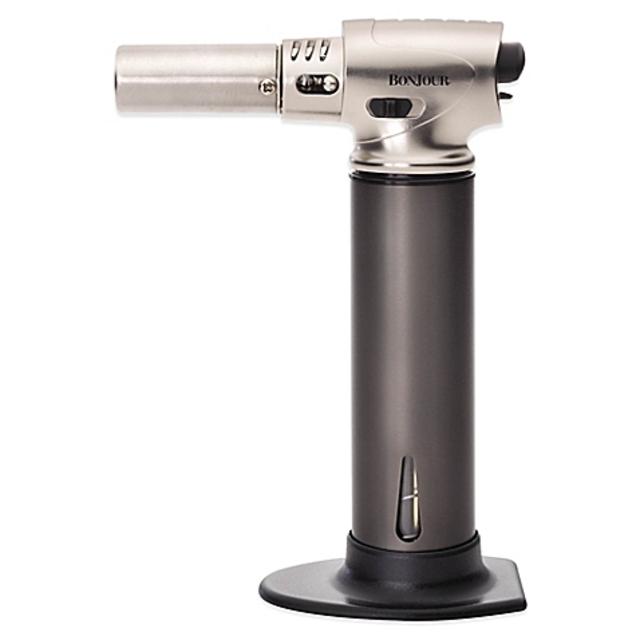 BonJour® Professional Culinary Creme Brulee Torch in Stainless Steel