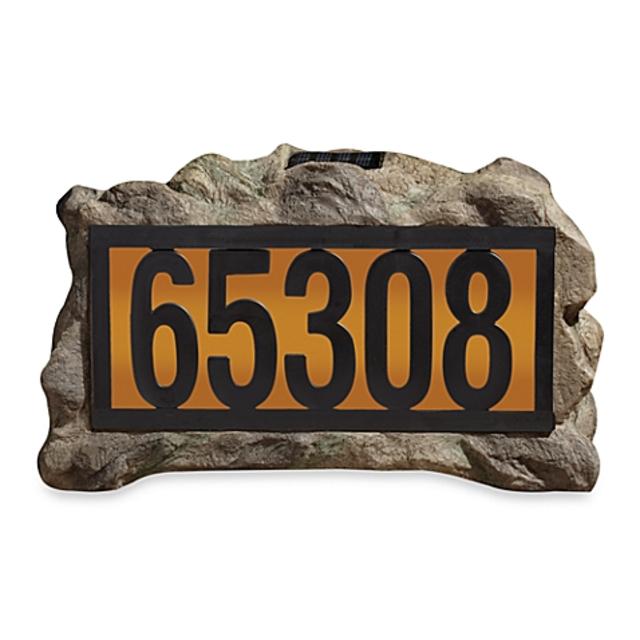 Solar Rock House Marker