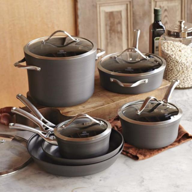 Calphalon Contemporary Nonstick 11-Piece Cookware Set