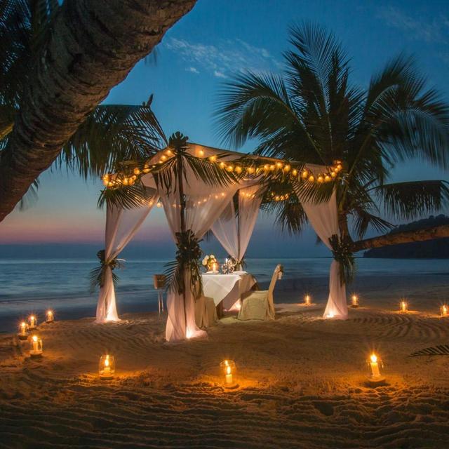 Candle-light Dinner on the Beach