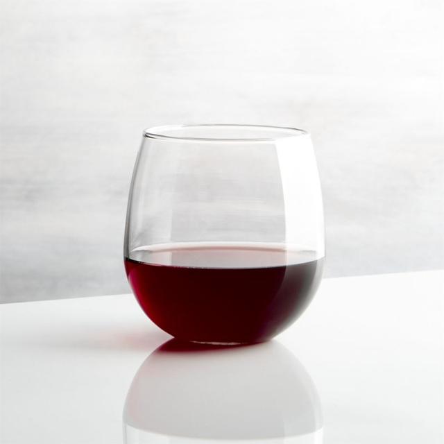 Set of 12 Stemless Red Wine Glasses 17 oz.