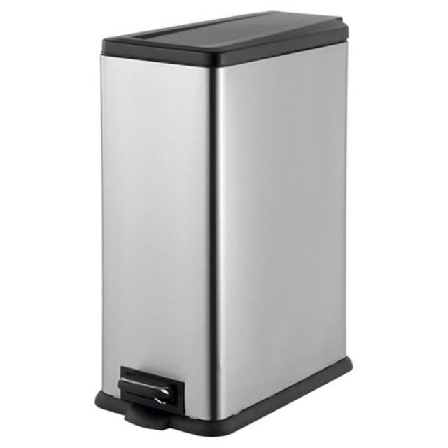 45L Rectangle Step Trash Can - Stainless Steel - Room Essentials™