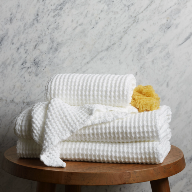 Waffle Bath Towels